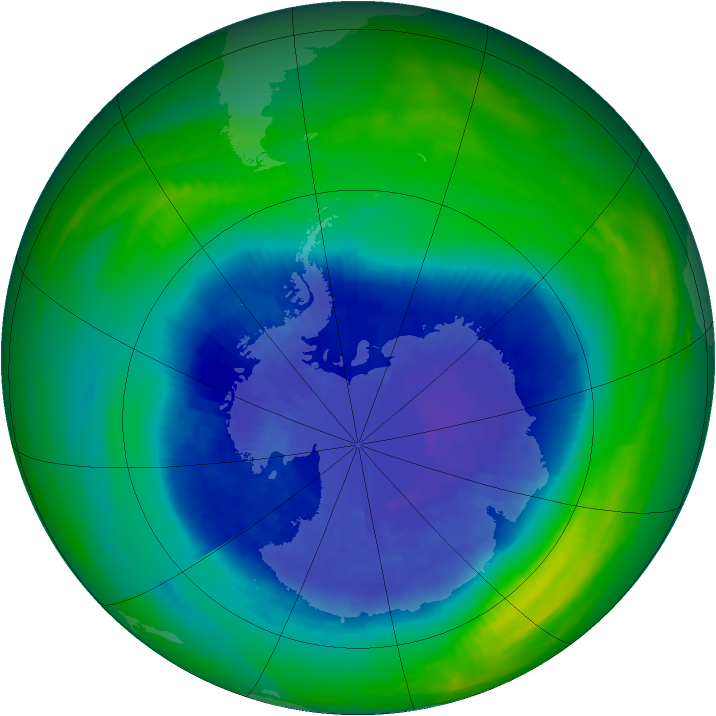 Ozone Map 1989-09-17